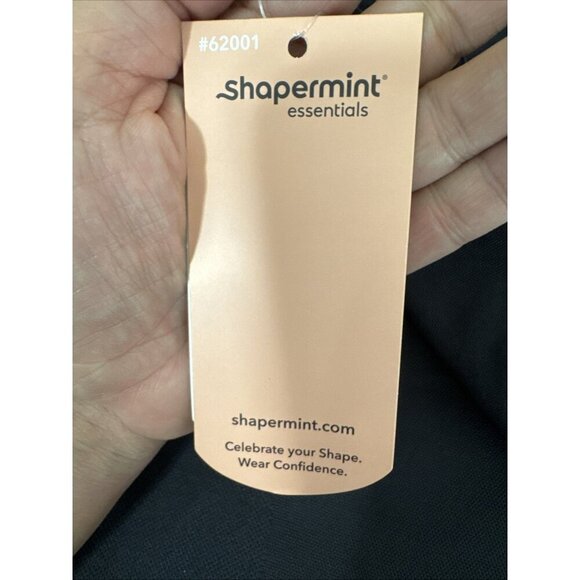 Shapermint Essentials Scoop Neck Cami Women's 2XL Black NWT 0044 - Picture 11 of 14